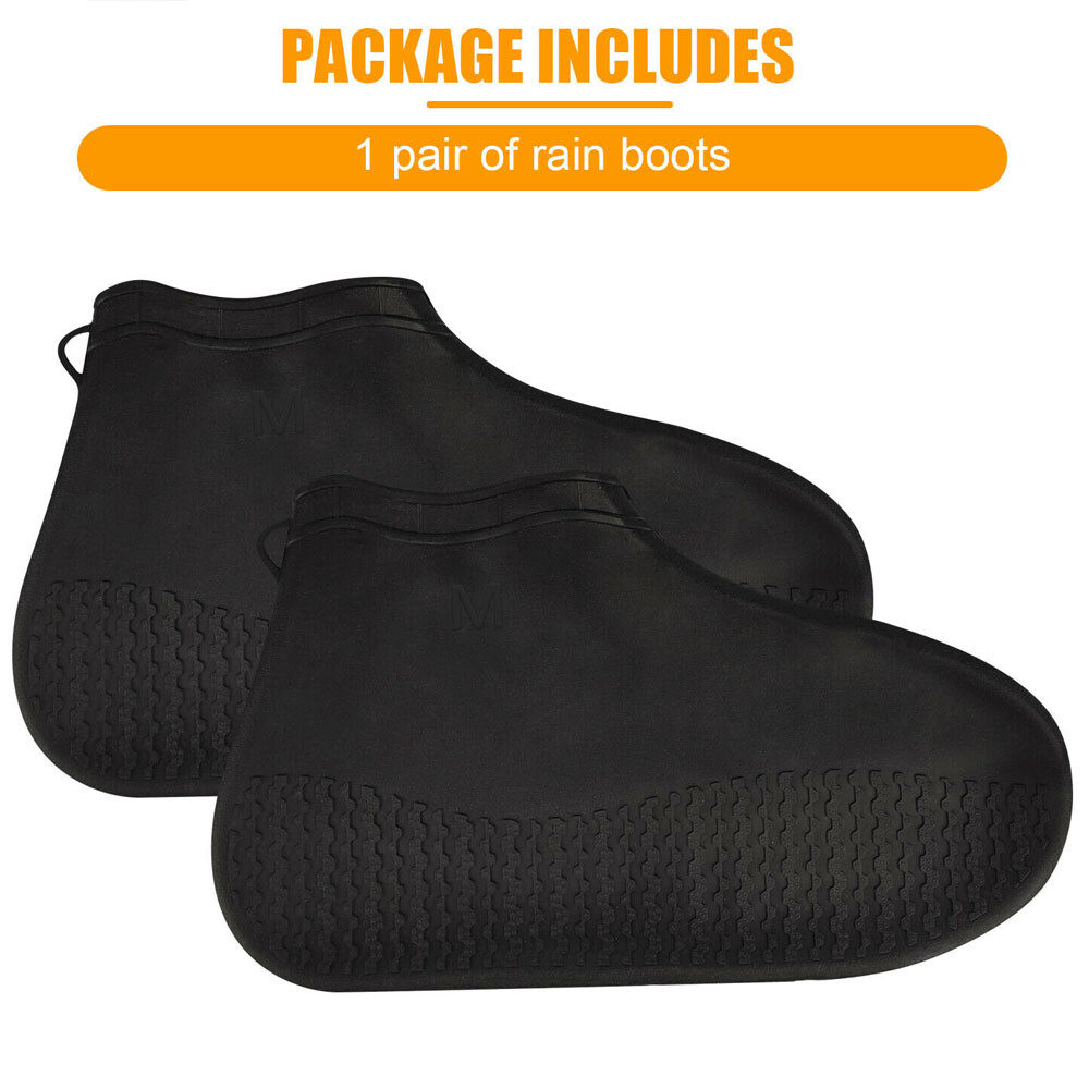 Reusable Anti-slip Rain Shoe Covers Overshoes Waterproof Cover Protector