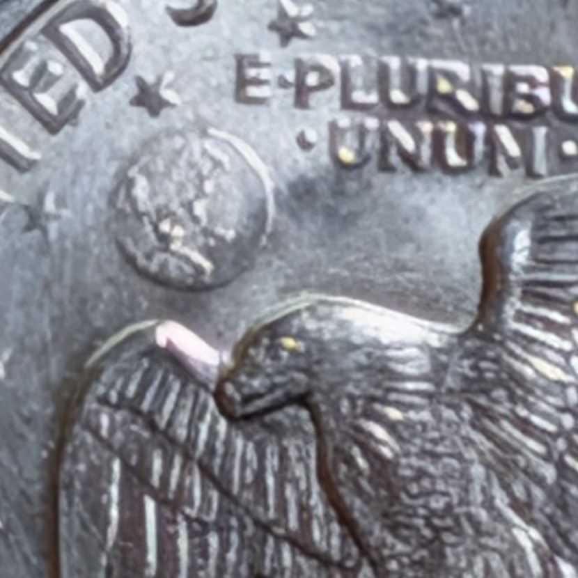 So Rare! 1971-D Eisenhower Dollar PCGS MS66 Type 1 Rev RDV-006-“Friendly Eagle”