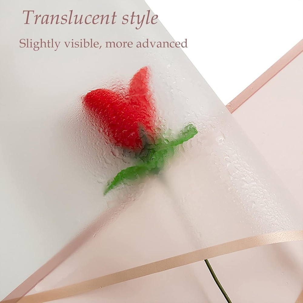 100 Sheets Flower Wrapping Paper Set