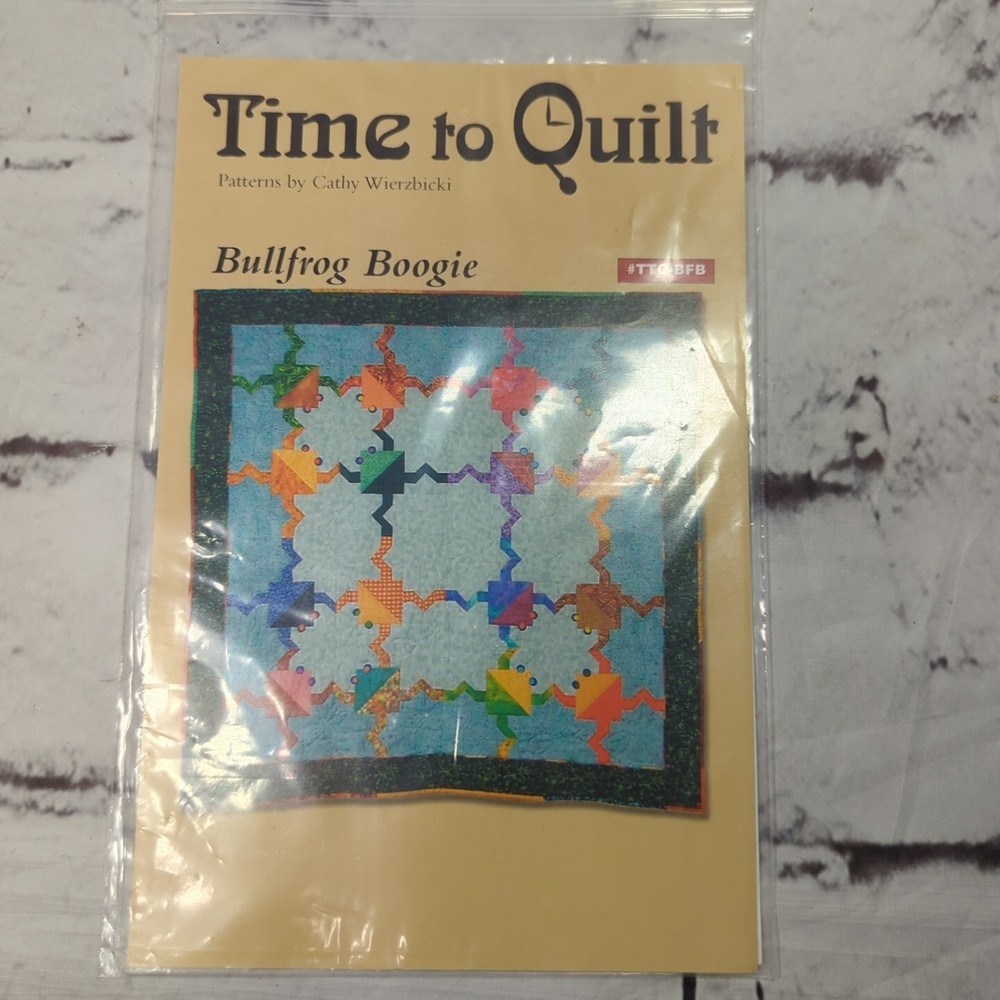 Time To Quilt Bullfrog Boogie Pattern