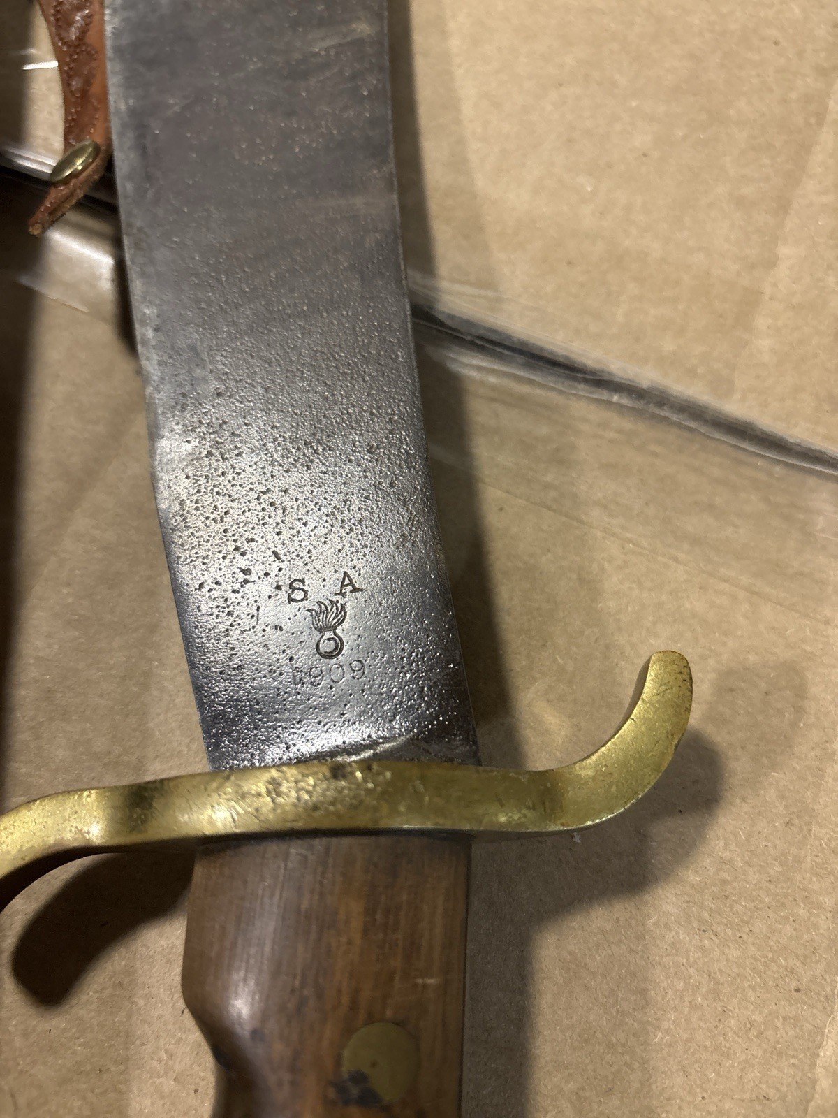 OLD Pre WWI US Army Hospital Corps Springfield Armory Bolo Knife 1909