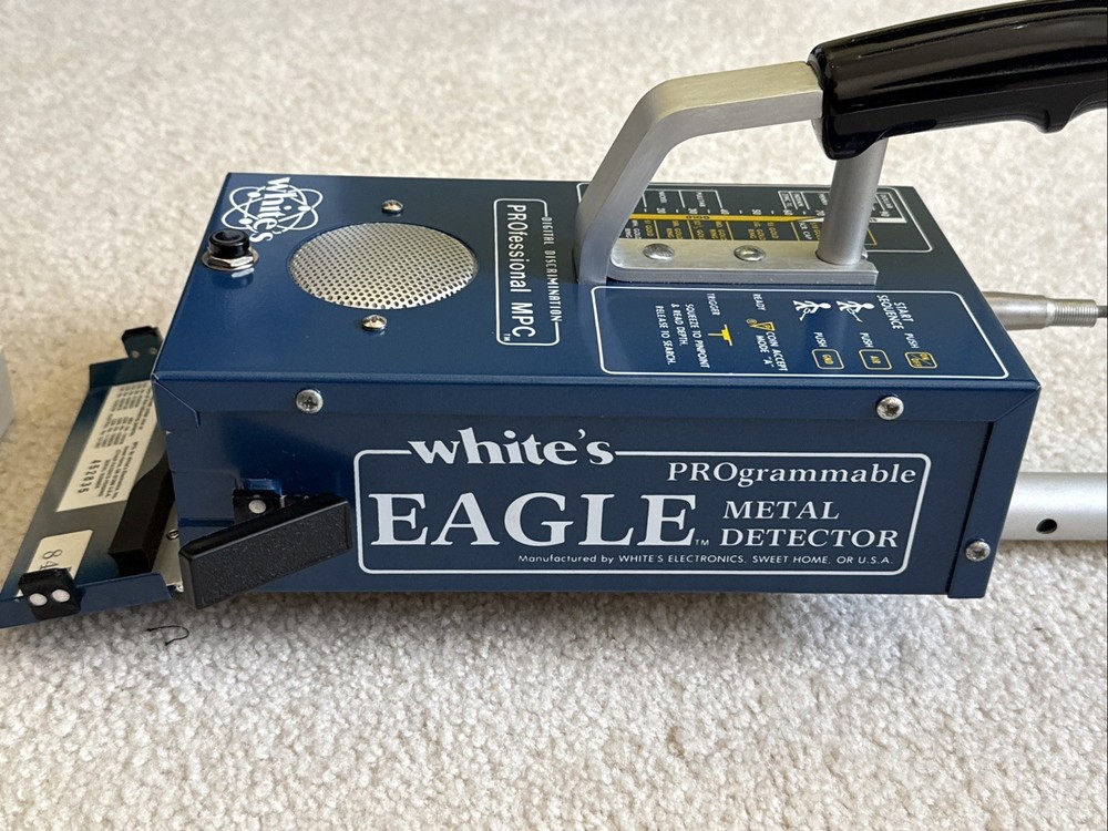White Eagle Programmable Professional Mpc Metal Detector w/Headset & Bag