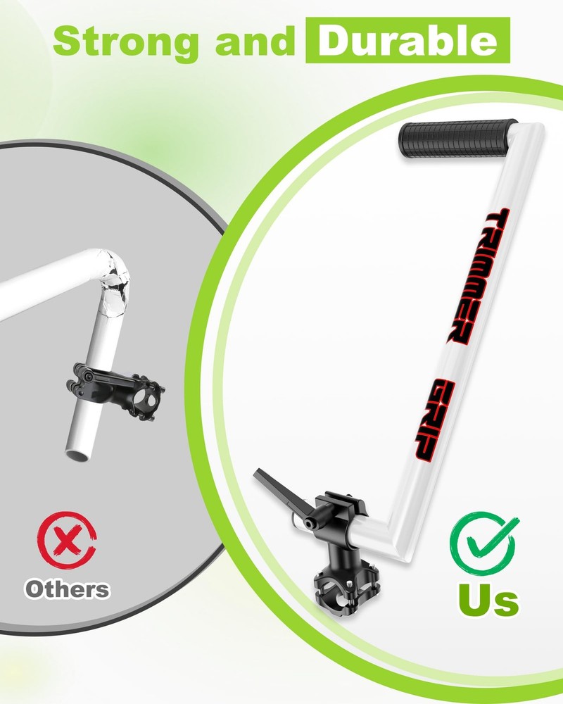 NFie Upgraded Weed Eater Handle, String Trimmer Handle Extension Back Saver, ...