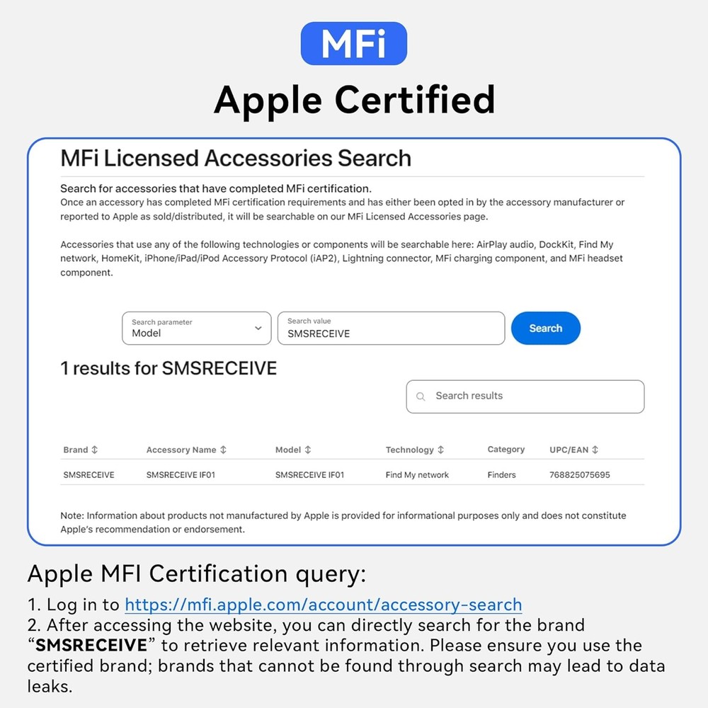 Air Tracker Tags-4 Pack [Apple MFi Certified] - Smart Bluetooth Tracker Tags
