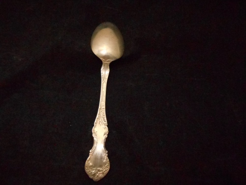 Vintage 1835 R. Wallace Triple Silver Sectional Serving Spoon Floral Pattern