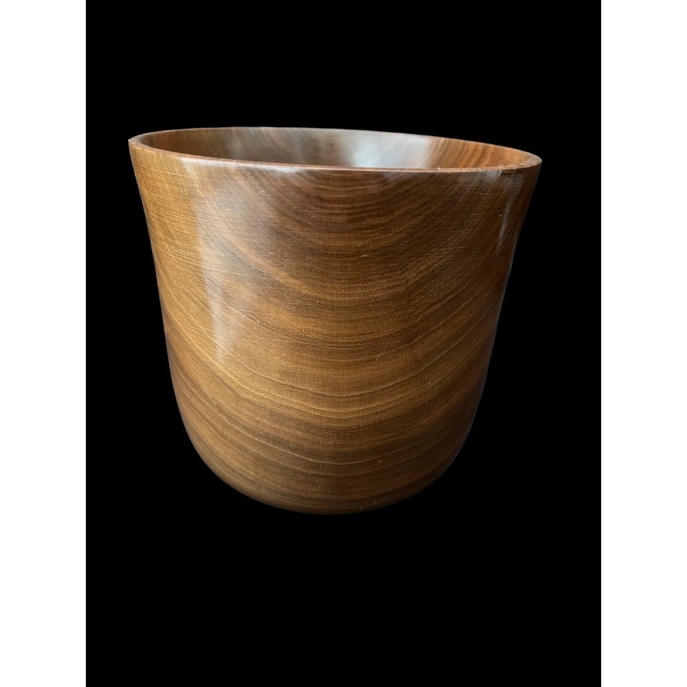 Walnut Handmade Crafted Bowl, Signed, Dated