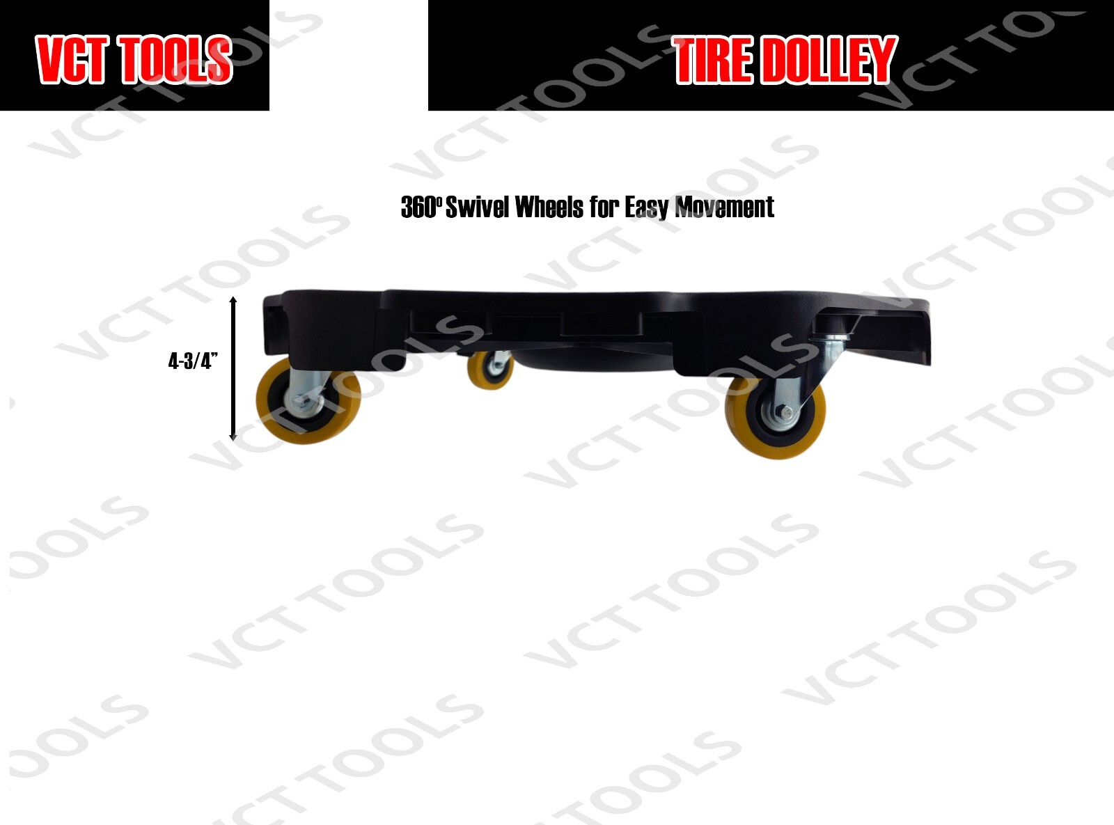 VCT Heavy Duty Tire Dolly, 300 lb. Capacity