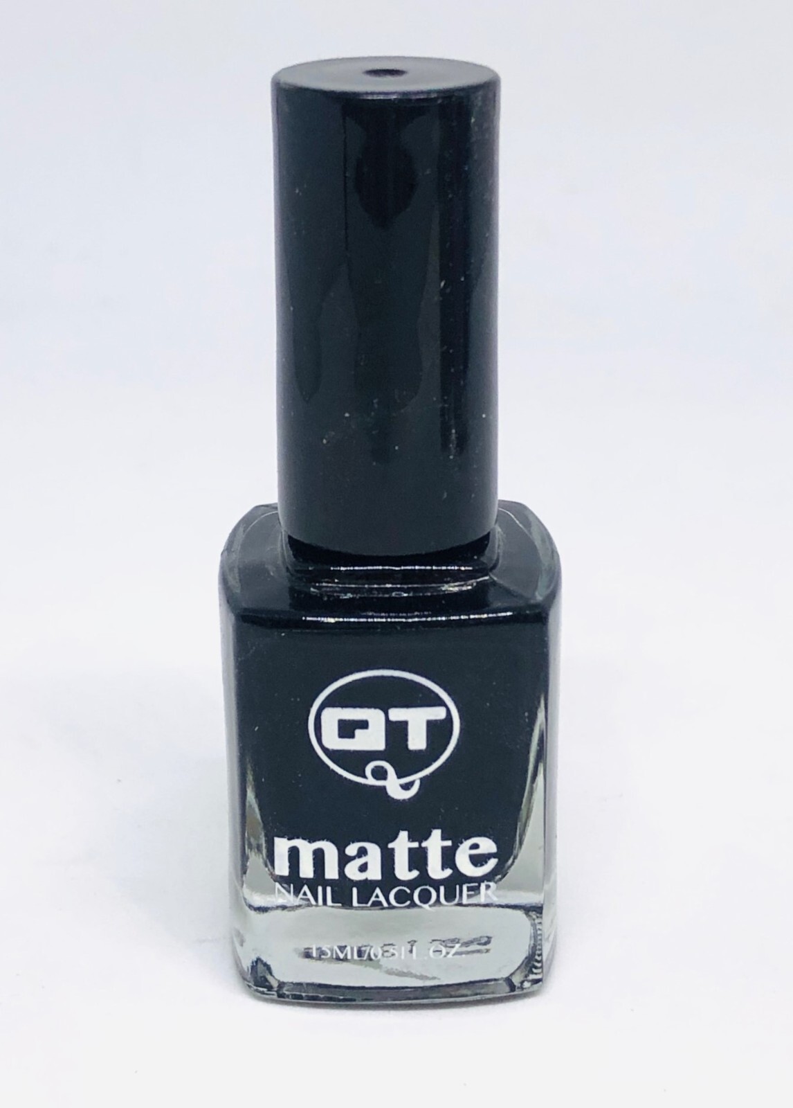 QT Matte Nail Lacquer Polish Lot of 7 + 1 Top Coat Full Size 0.5oz Made in USA