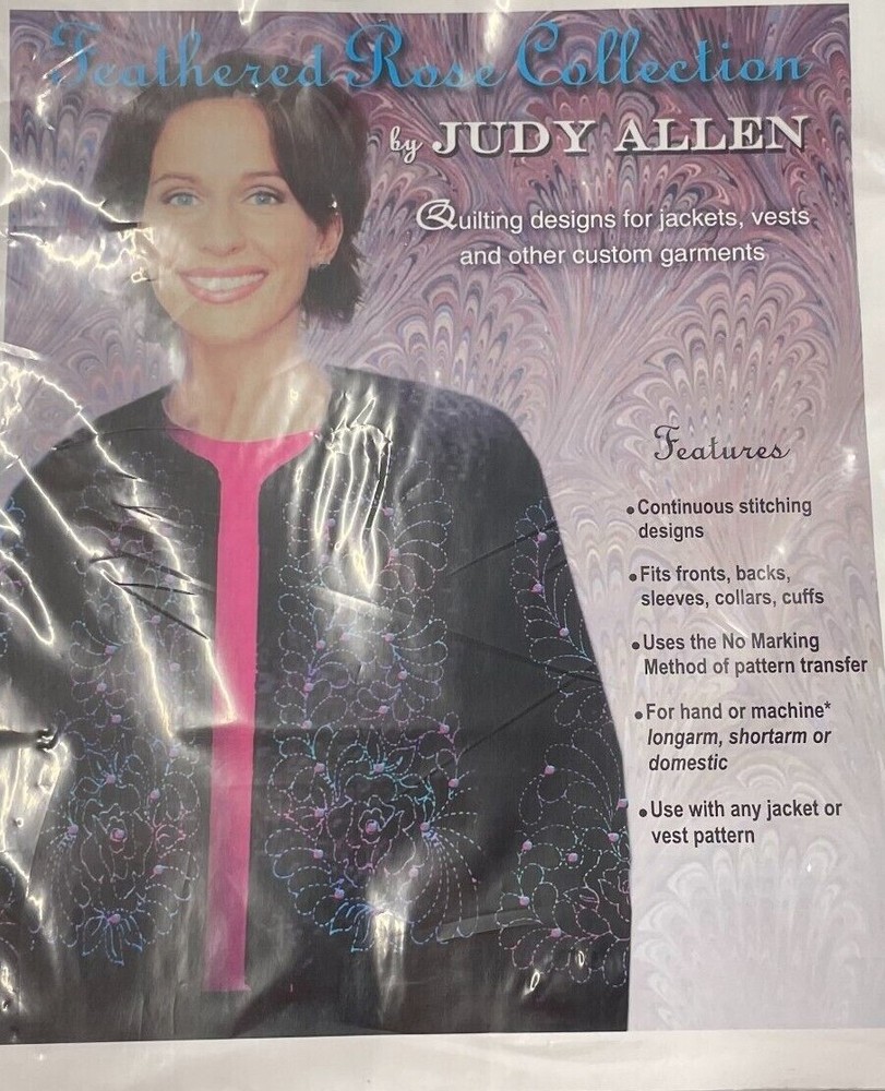 GOLDEN Threads Feathered jackets vest Patterns By Judy Allen