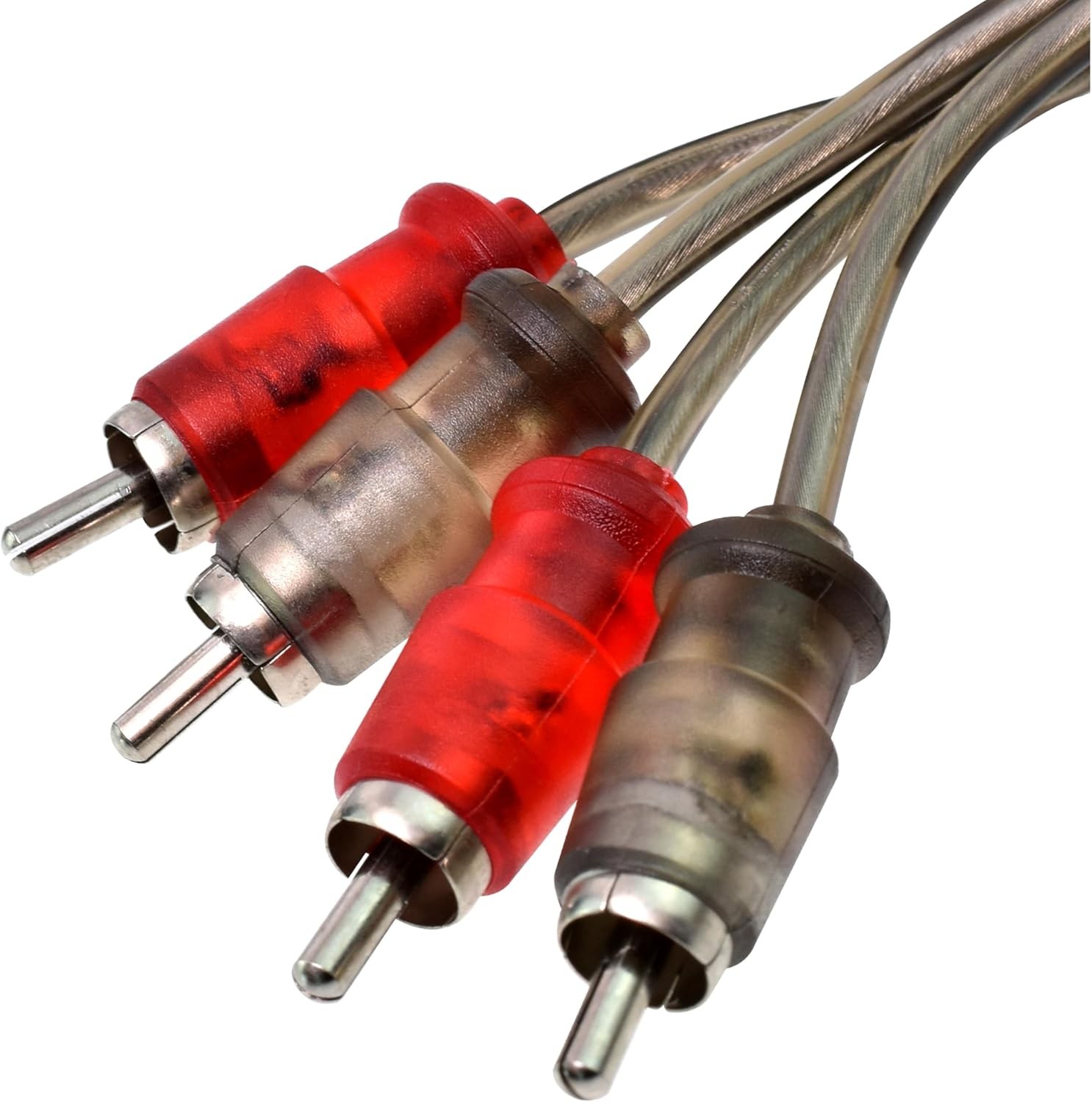 200X RCA Audio Cable Twisted Pair with Noise Reduction Interconnect Amp Wire Lot