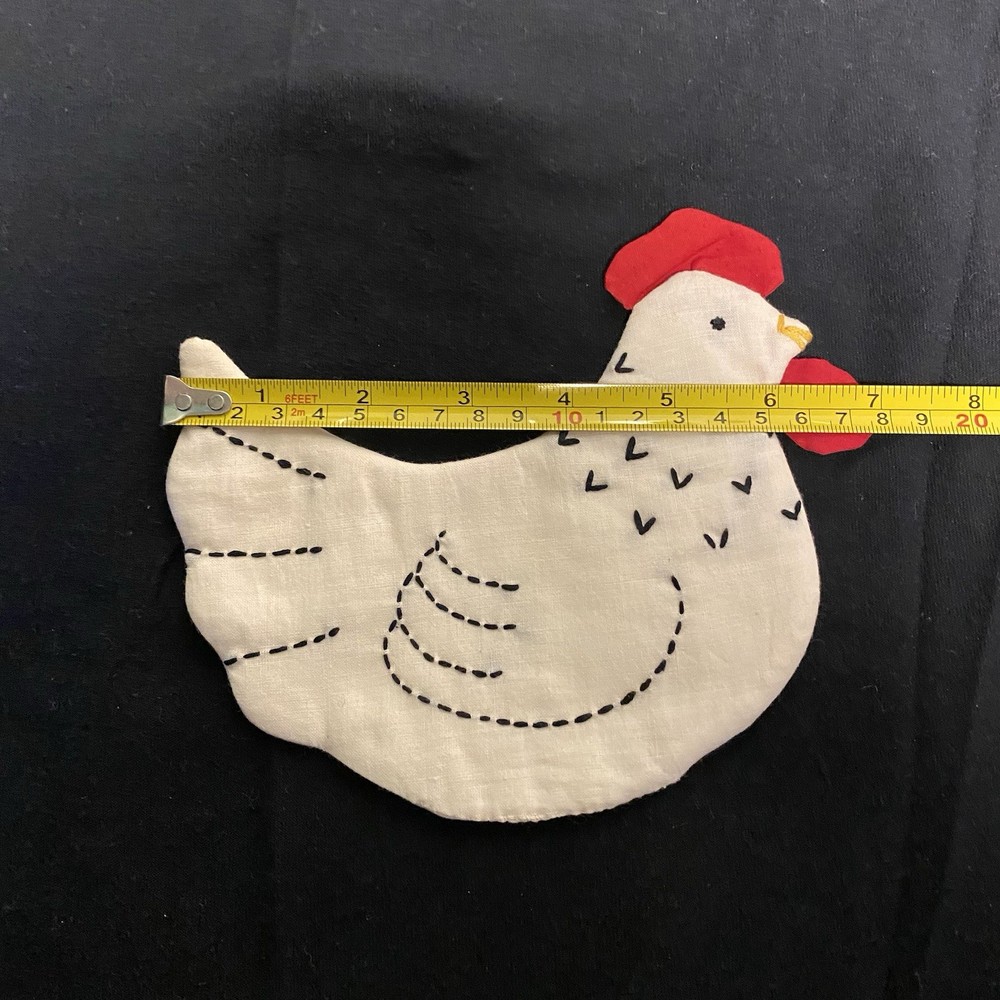 Hand Sewed Hen Table Decor
