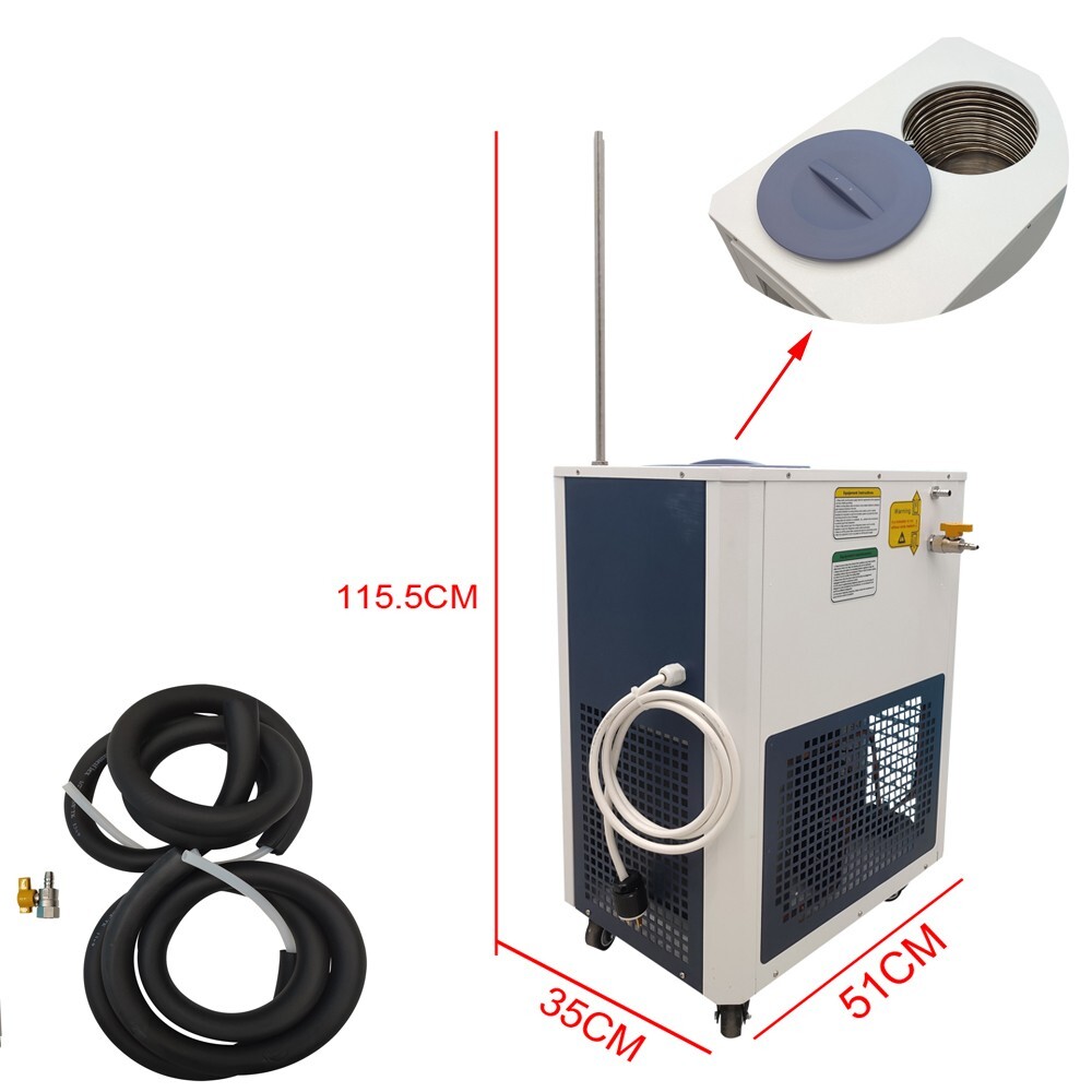 5L Lab Chiller Circulator 110V -40℃ Low Temp Water Bath Recirculating Machine