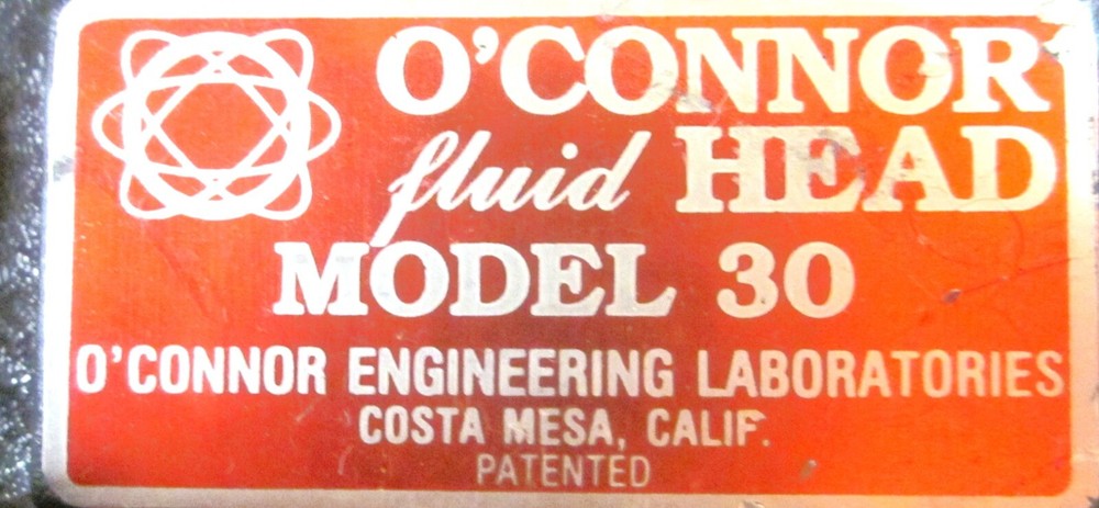 O'CONNER Fluid Head Model 30