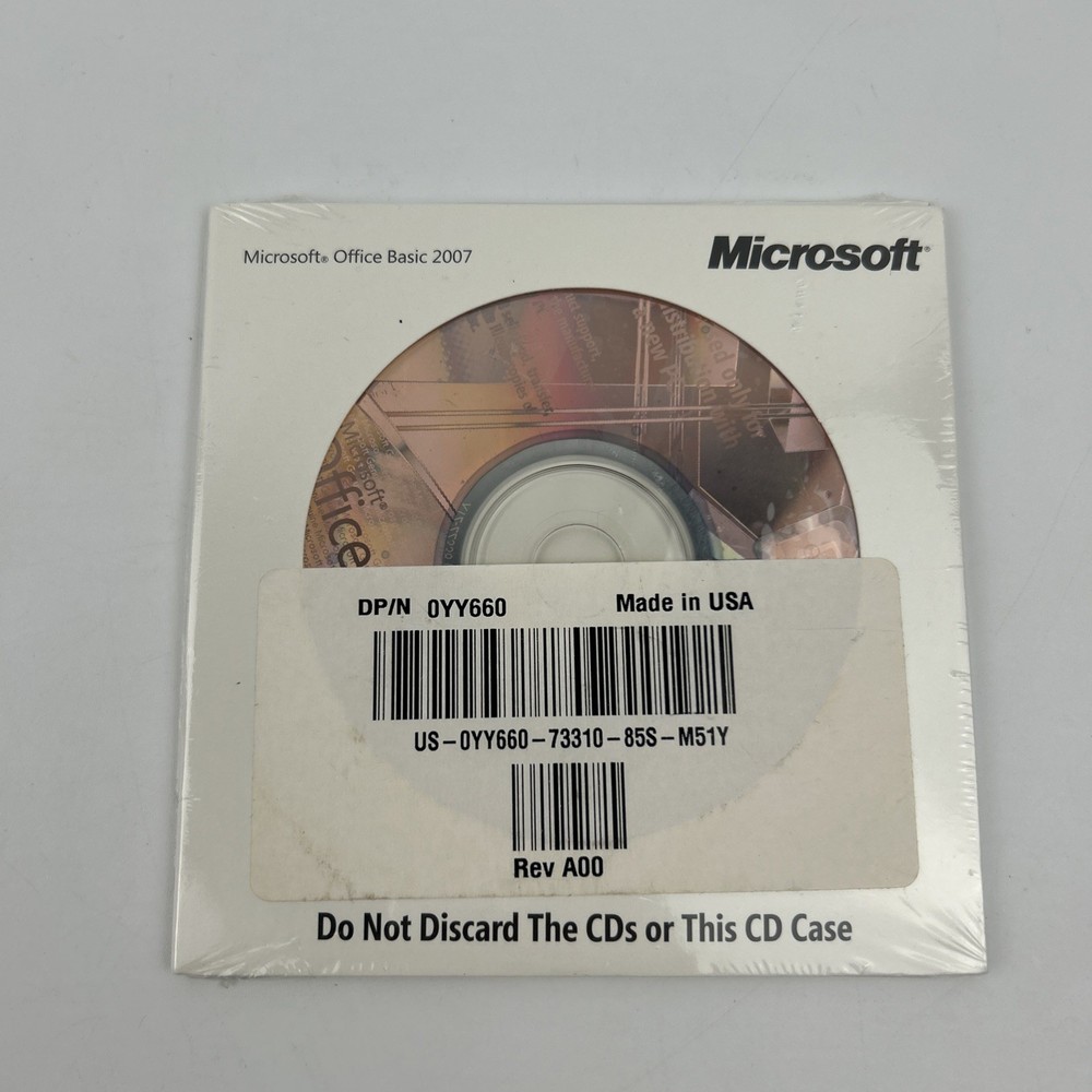 Microsoft Office Professional 2007 - Upgrade Genuine W/ Activation Code - Sealed