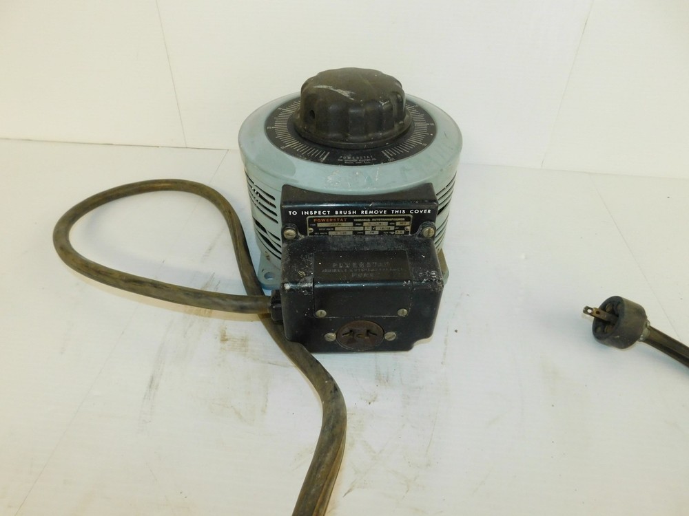 SUPERIOR ELECTRIC CO POWERSTAT VARIABLE TRANSFORMER TYPE 2PF196 (AFD158)
