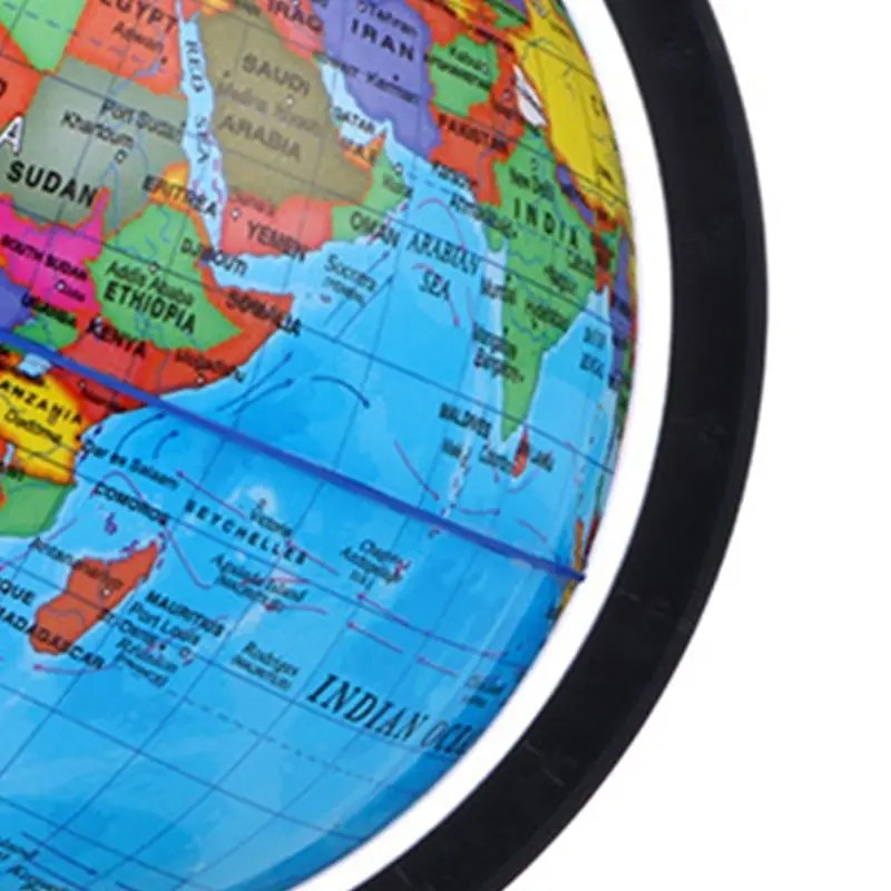 WORLD GLOBE EARTH Map Rotating Geography Ocean Classroom Learning Desktop 6