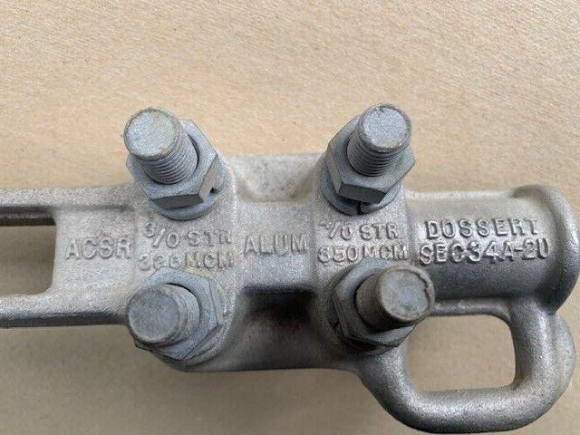 Dossert Straight Dead End Clamp SEC13A-2U