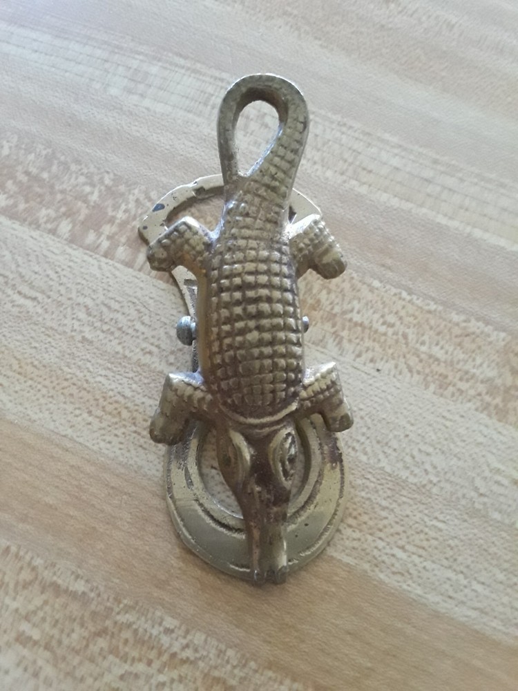 Brass Crocodile Clip Alligator Design Binder Clip