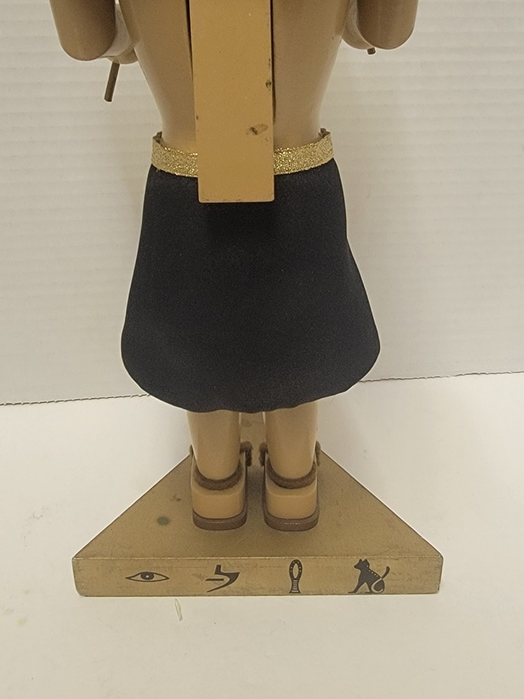 RARE Nutcracker Village Egyptian Pharaoh 2003 HTF Read Description