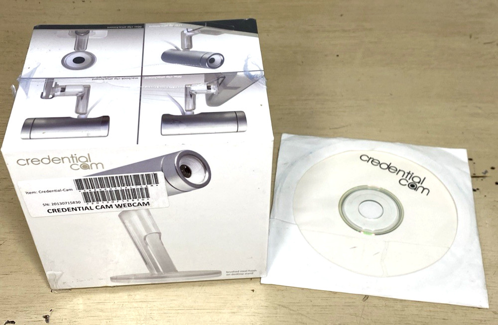 Credential Cam Webcam For Mac And PC with clip attachment