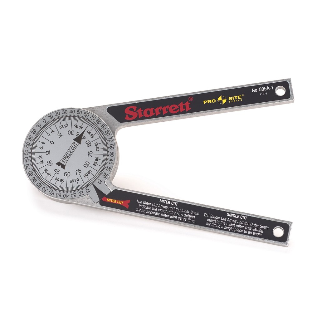 Starrett 7" Pro Site Protractor