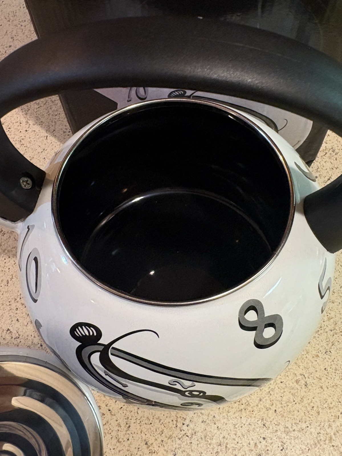 Rare SALVADOR DALI Melting Clock Tea Kettle In Original Box