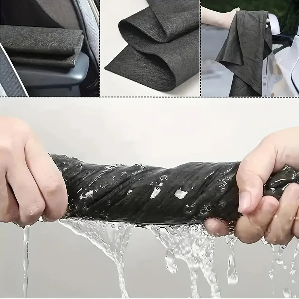 Multi-Purpose 5pcs Cleaning Towels Soft Non-Scratch Quick-Drying for Car Kitchen