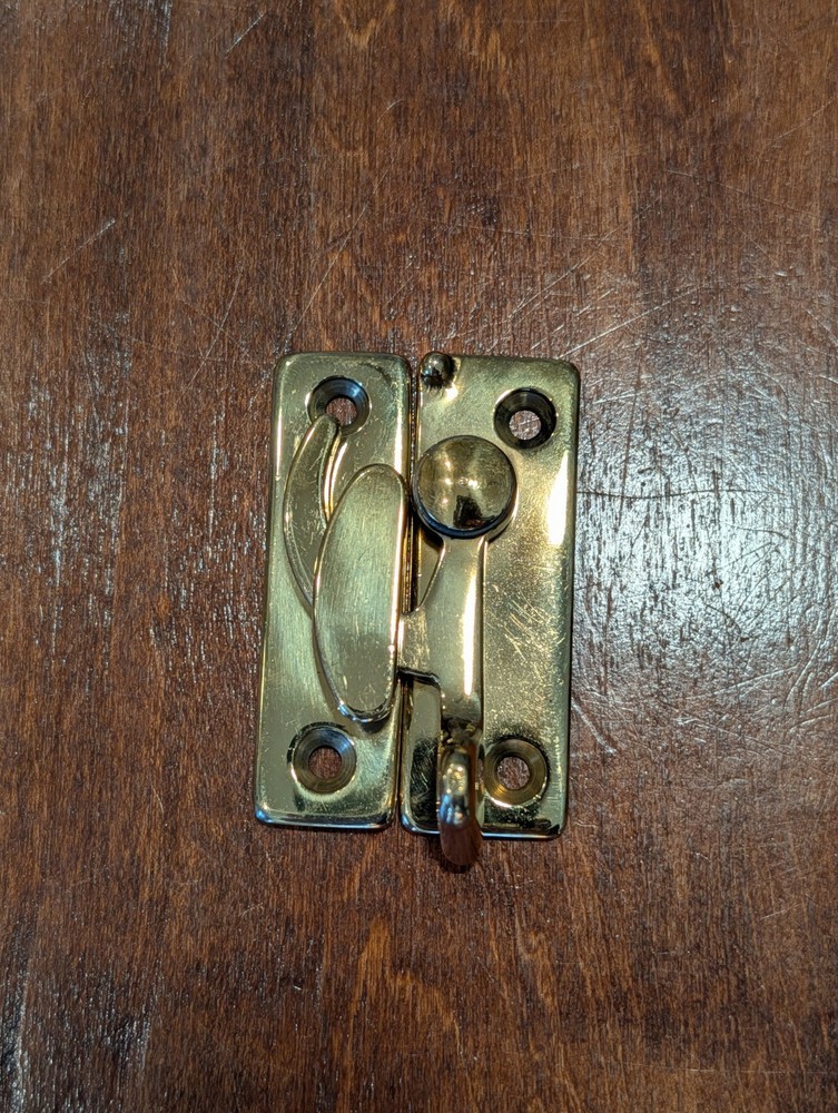 Brass Window Sash Lock - Antique Replacement Hardware - Bronze - Qty 10