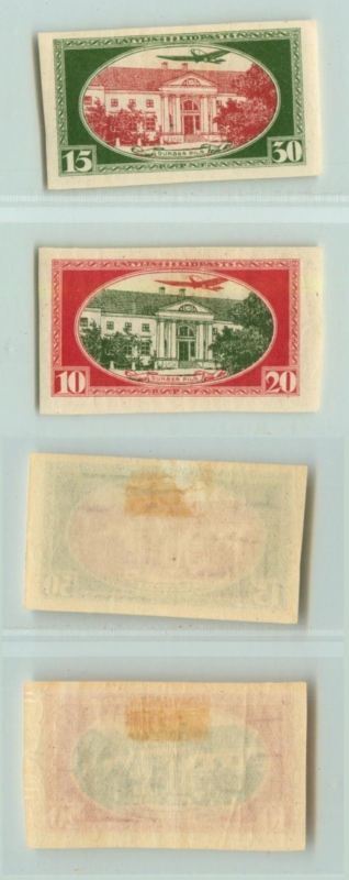 Latvia 🇱🇻1930 SC CB1a-CB2a mint imperf . e395