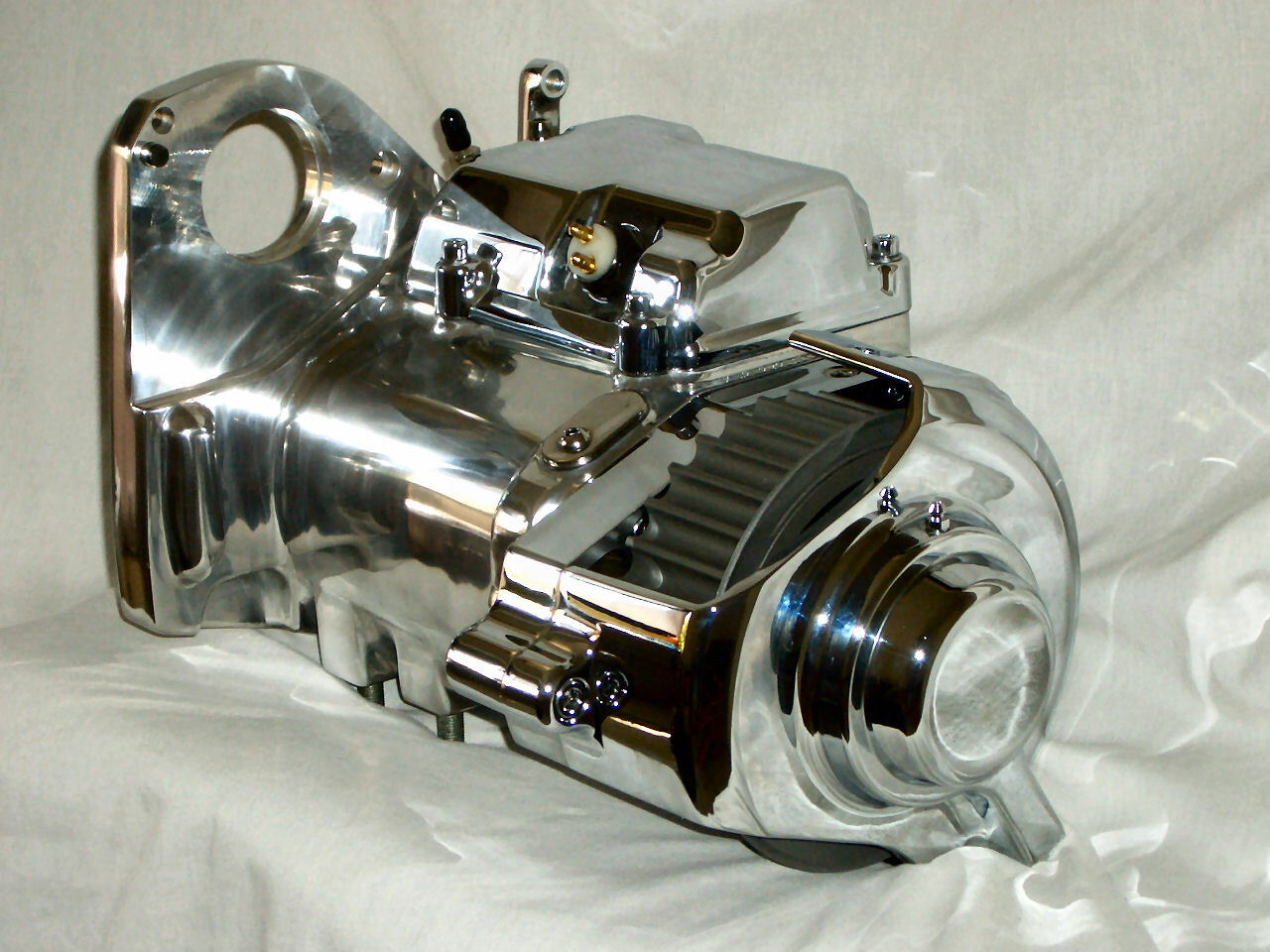 POLISHED RIGHT SIDE DRIVE TRANSMISSION 6 SPEED NEW TRIK SHIFT/PROWLER