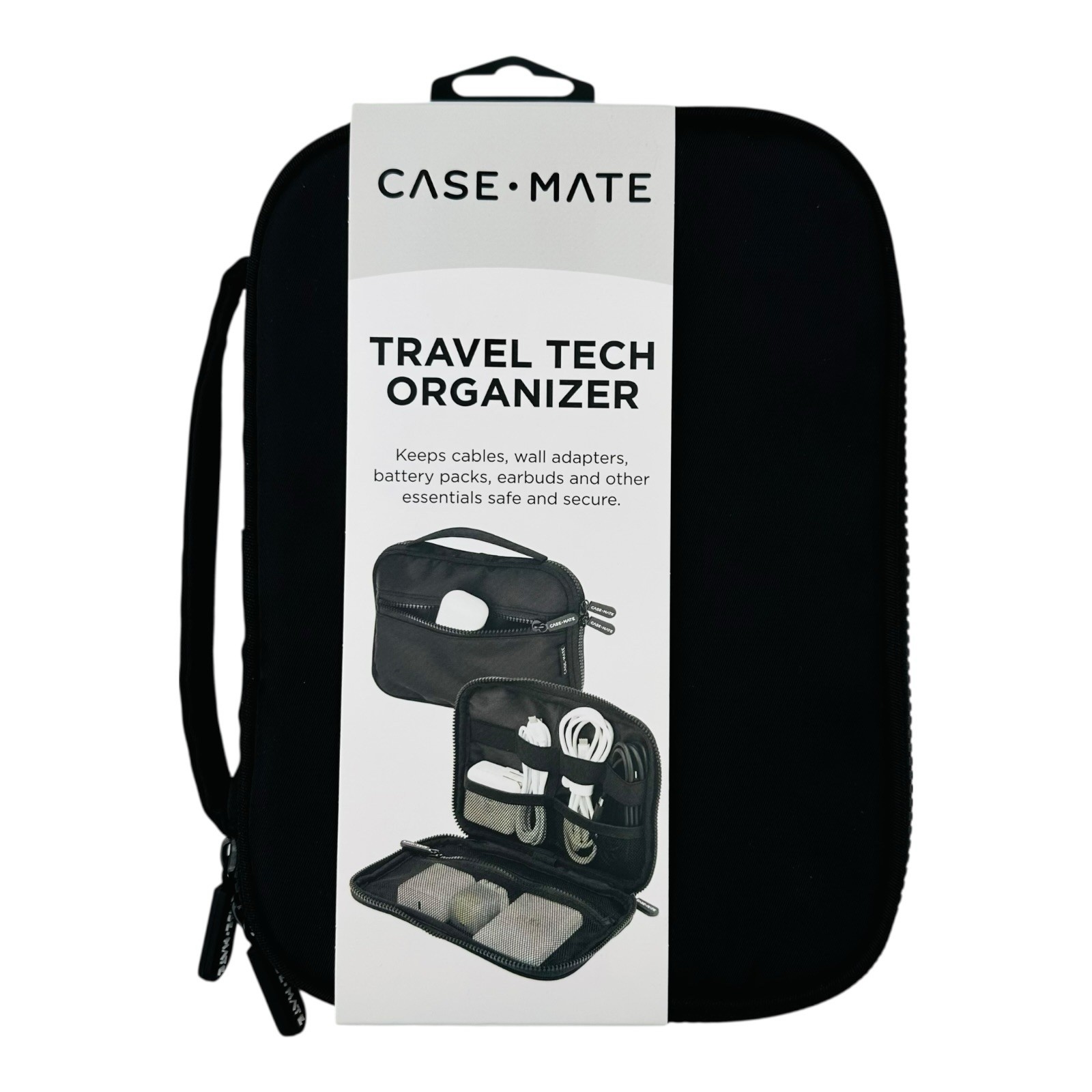Case Mate Travel Tech Organizer for Device Accessories Black
