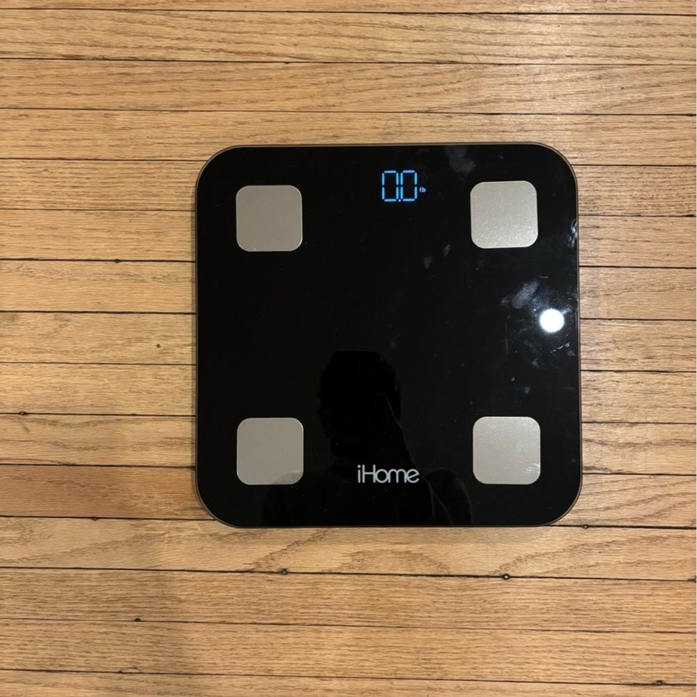 iHome Black and Silver Touch Sensitive Scale