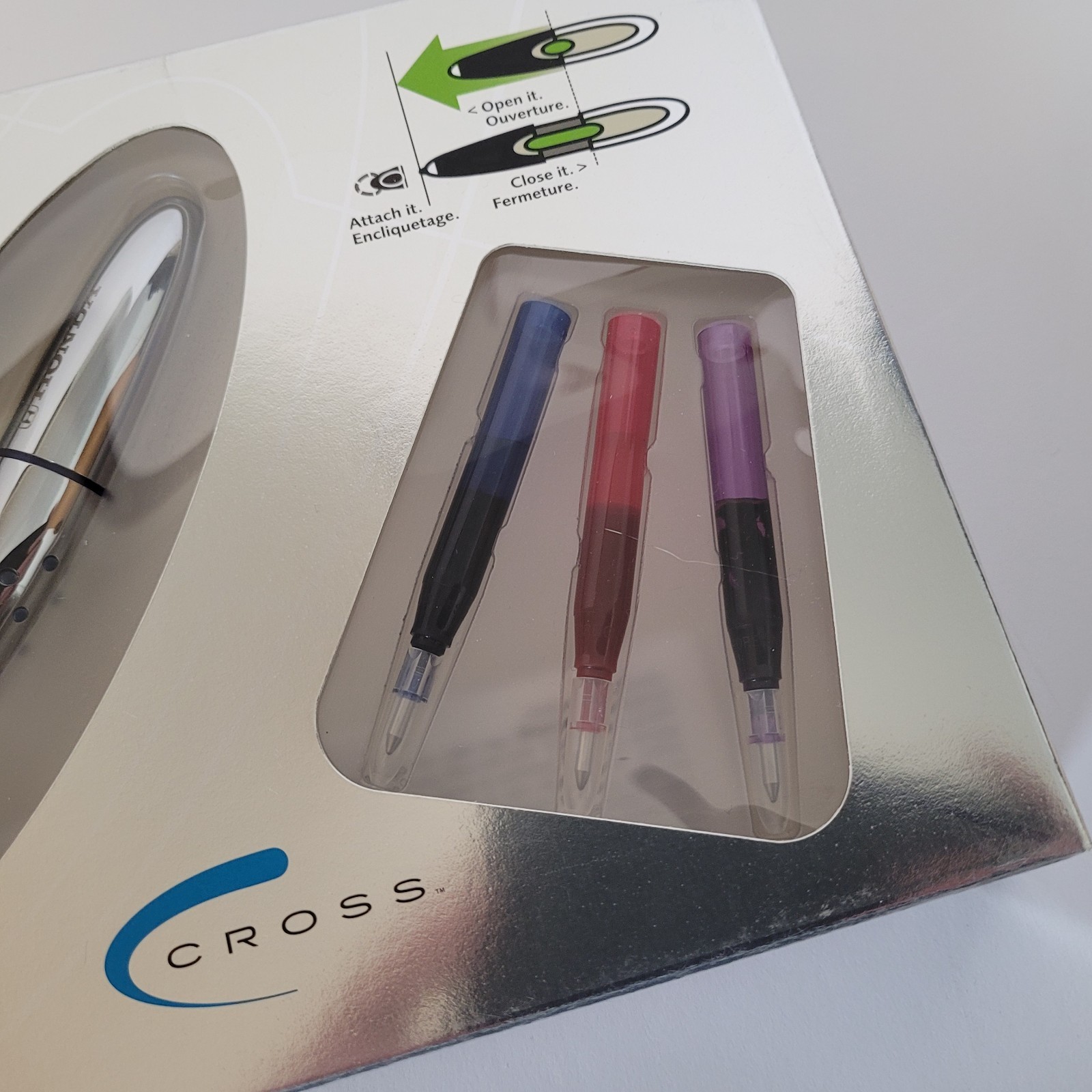 Cross Ion Metal Gel Pen Honda Promo Never Used NEEDS INK Made in USA