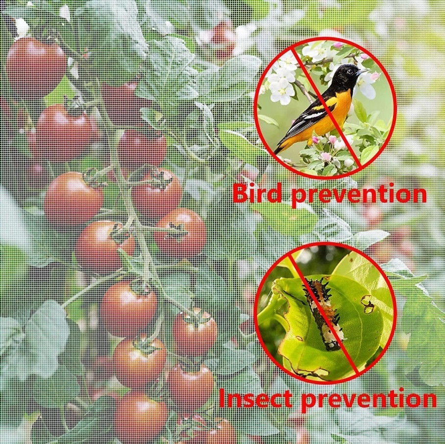 10*50ft Mosquito Garden Bug Insect Netting Barrier Bird Net Plant Protect Mesh/#
