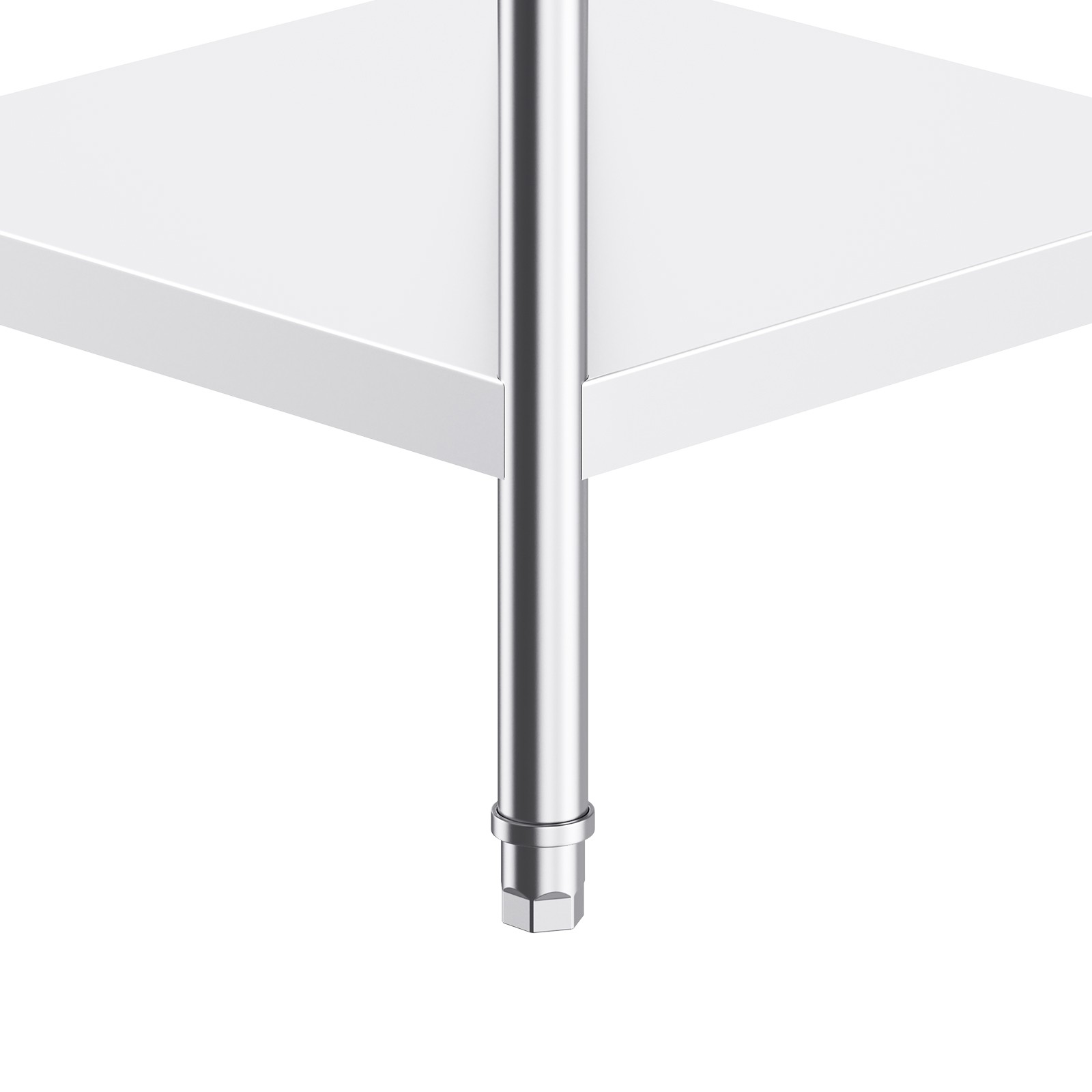 VEVOR Stainless Steel Work Table 30"x60" Commercial Food Prep Table Restaurant