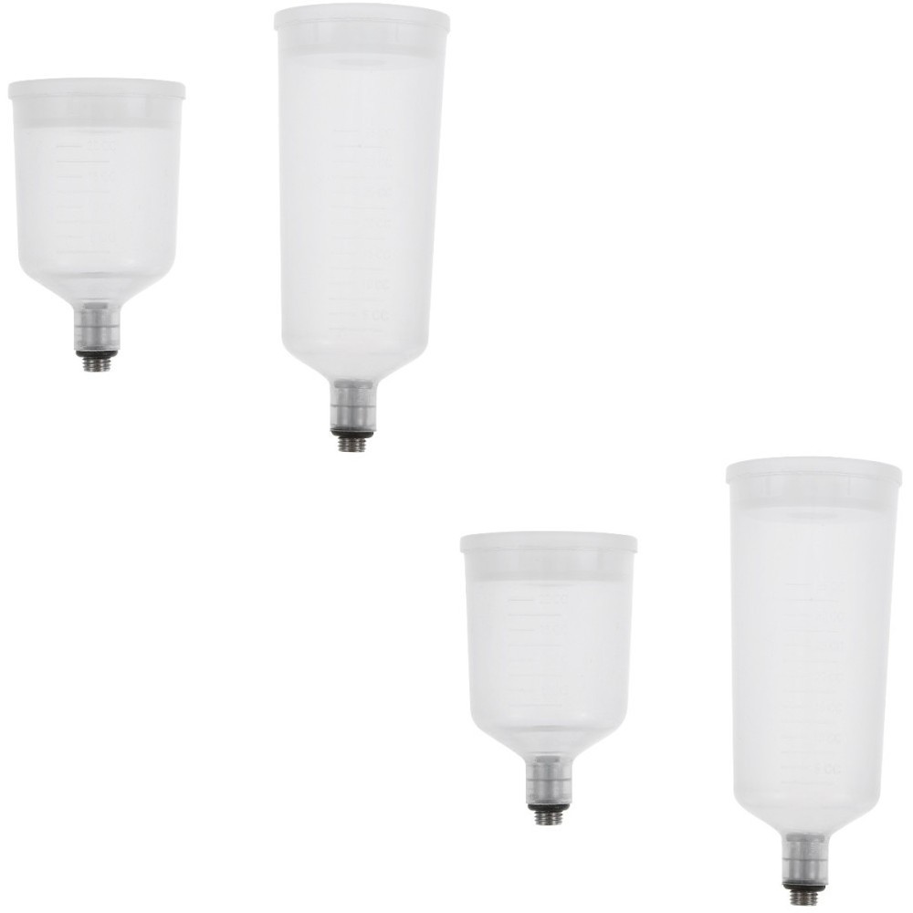 2 PCS Refillable Airbrush Cup Pot Replaceable Paint Cups Bottles Jar