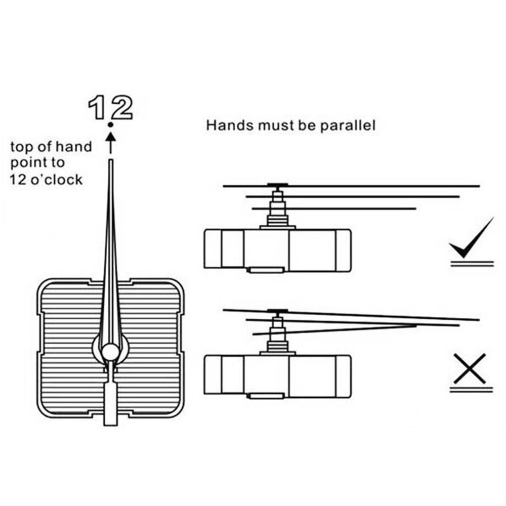 Pendulum Mechanism with Metal Clock Hands for Creative Wall Clock Designs