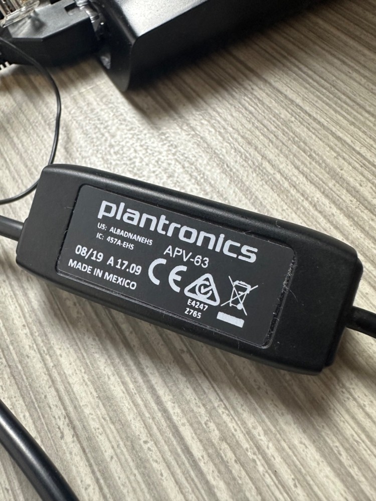 Plantronics CS540 Wireless Headset + Base - Office Headset – Tested Dect 6.0