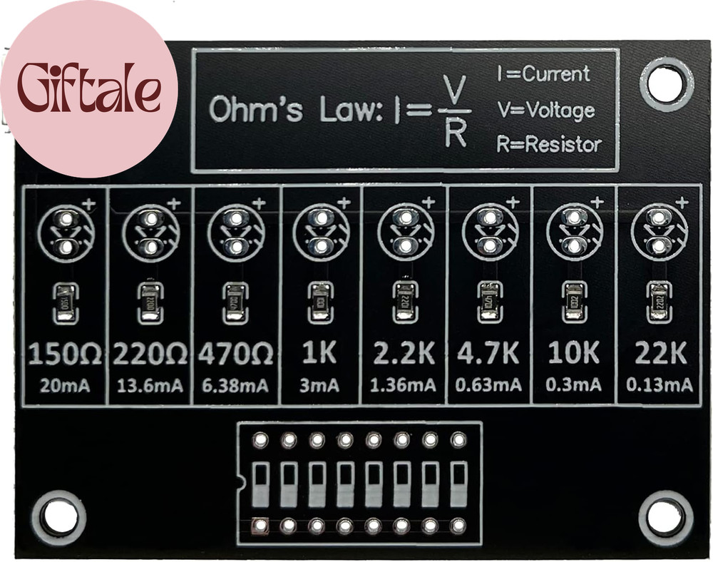 Soldering Practice Kit DIY Practical Electronic Circuit Project Resistor Trainin