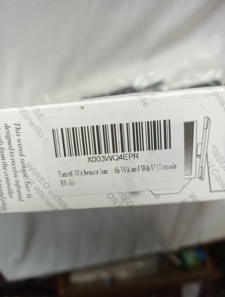 Wired Sensor Bar For Wii Wii U Silver Untested