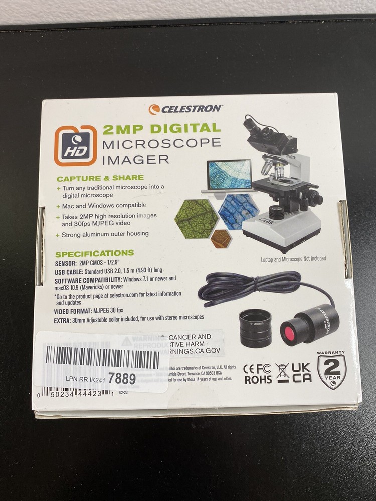 Digital Microscope Imager 2MP, Capture Your Discoveries, (44423)