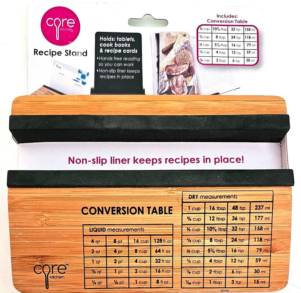 Wooden Recipe Stand
