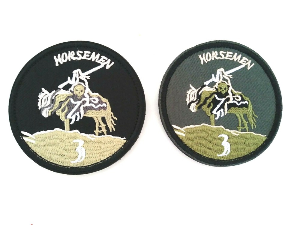 1 pc SEAL TEAM 3 HORSEMEN Emb patch Hook back