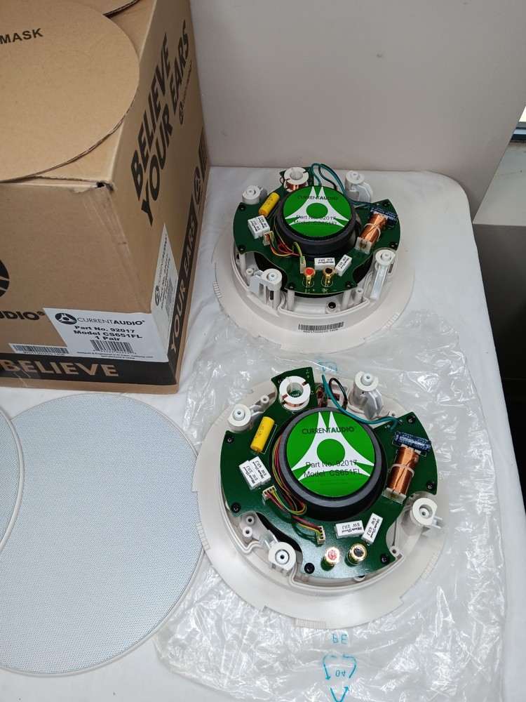 Current Audio CS651FL Low Profile In-Ceiling Pt No. 92017 (PAIR)