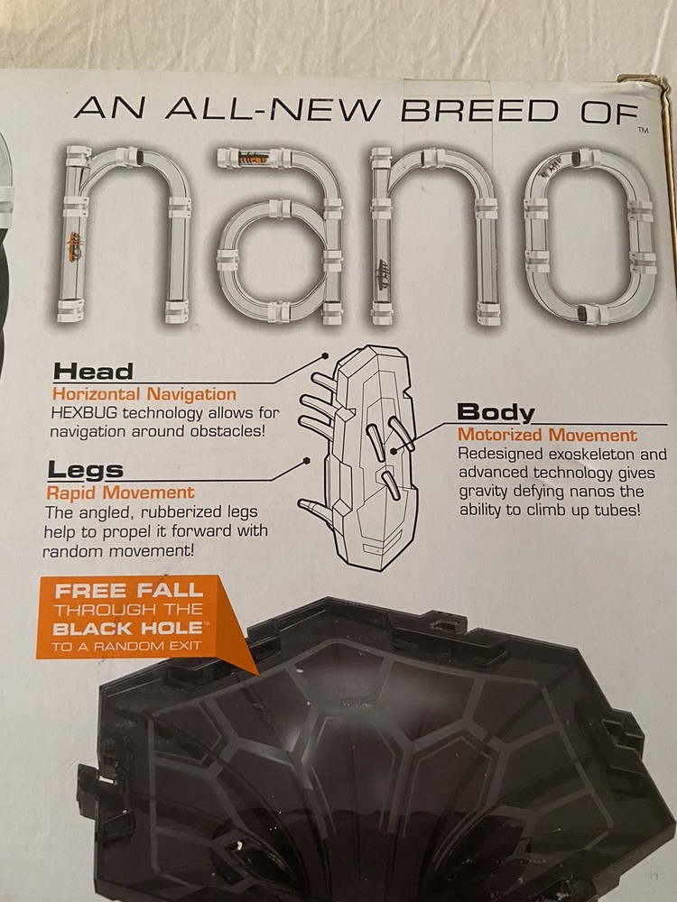 HEXBUG NANO V2 BLACK HOLE GRAVITY DEFYING ROBOTIC CREATURES ULTIMATE FREE FALL