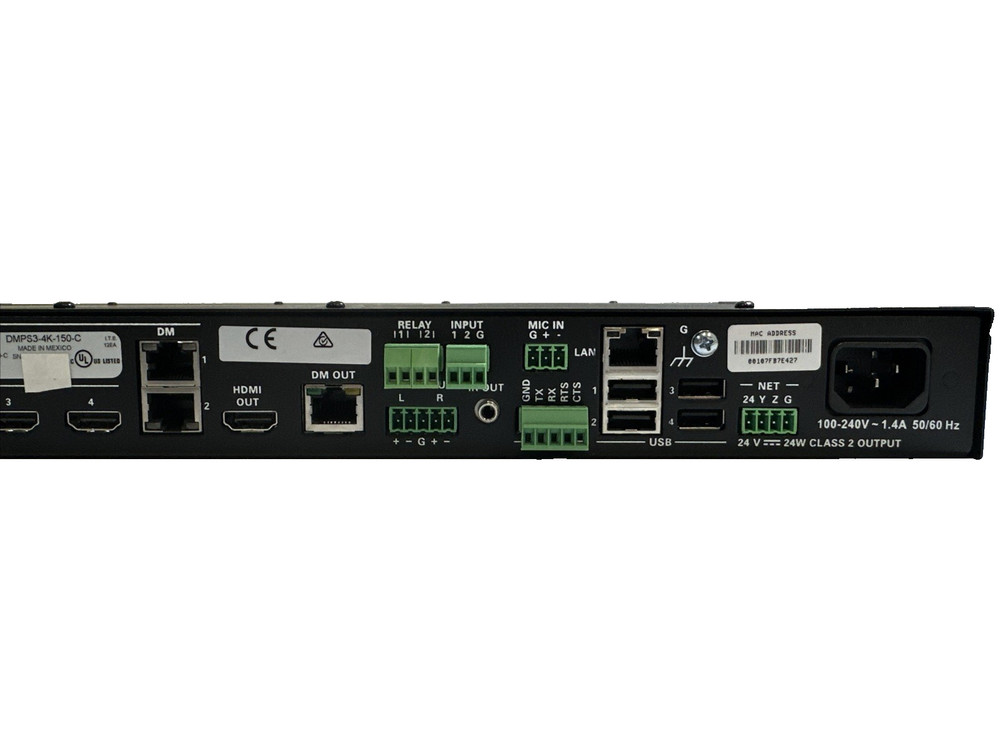 Crestron DMPS3-4K-150-C 4K Digital Media Presentation System