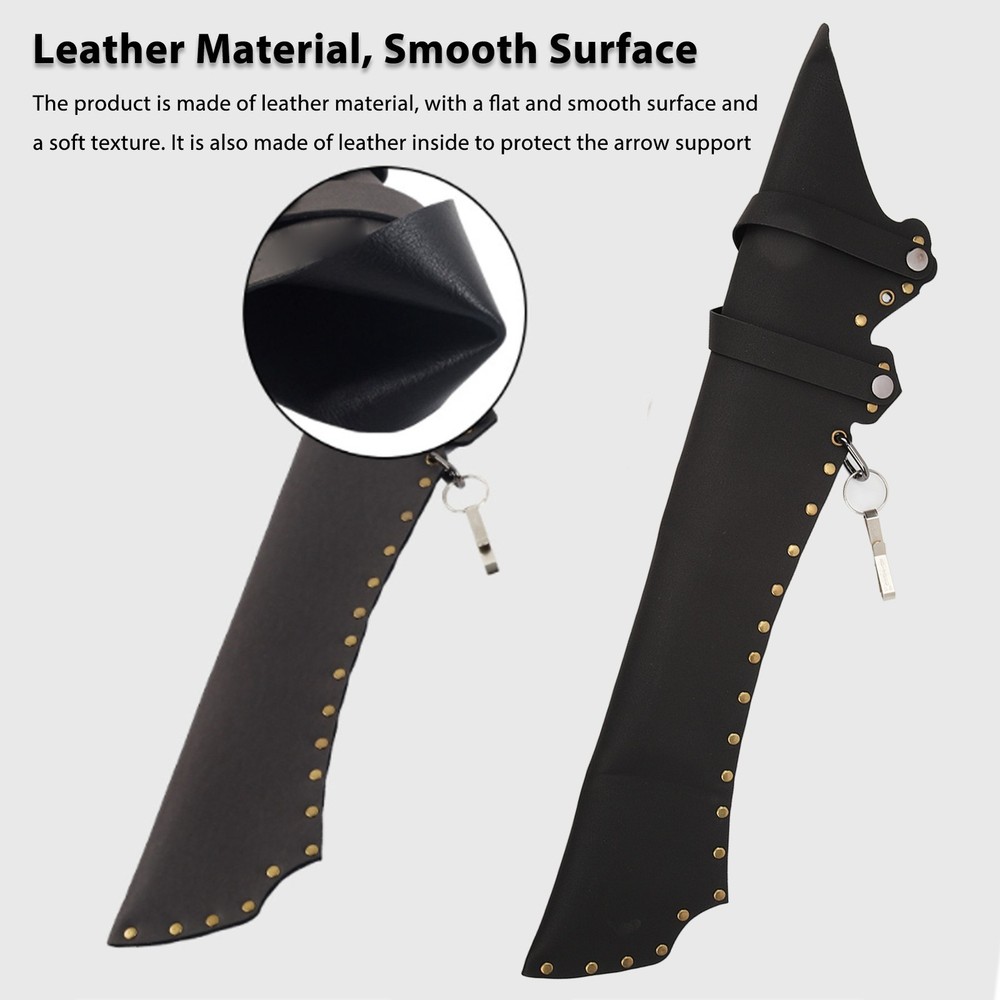 Leather Archery Quiver For Field Practice Easy To Use