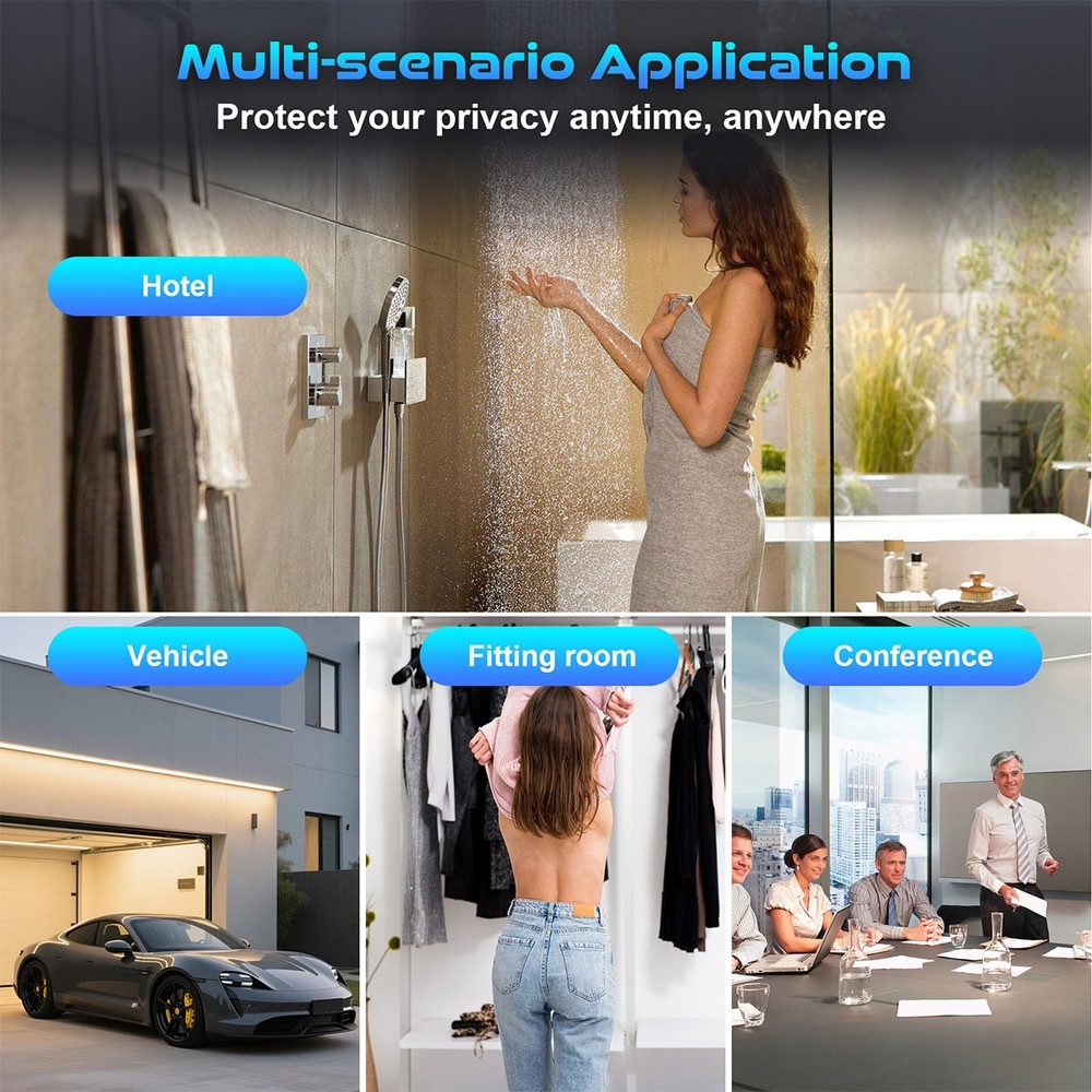 Anti-Spy Camera Wireless RF Detector GSM Bug GPS Tracker Finder Scanner Device#