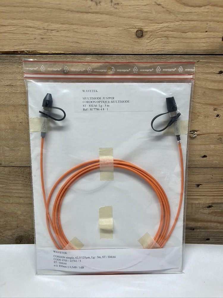 Cordon Optique Multimode Jumper Assembly SI/ 7786 Wavetek