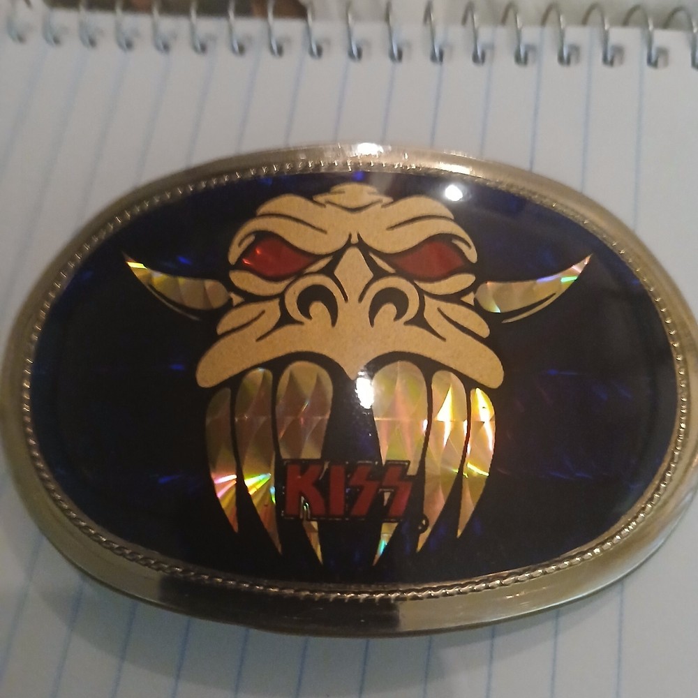 VINTAGE 1978 PACIFICA BELT BUCKLE KISS DEMON BOOT AUCION NM+ RARE